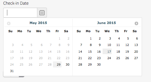Vik Booking - Calendar problem