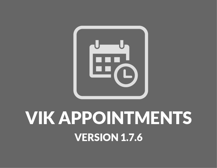 VikAppointments 1.7.6