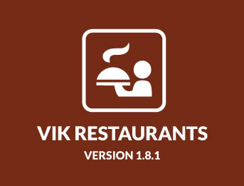 VikRestaurants 1.8.1