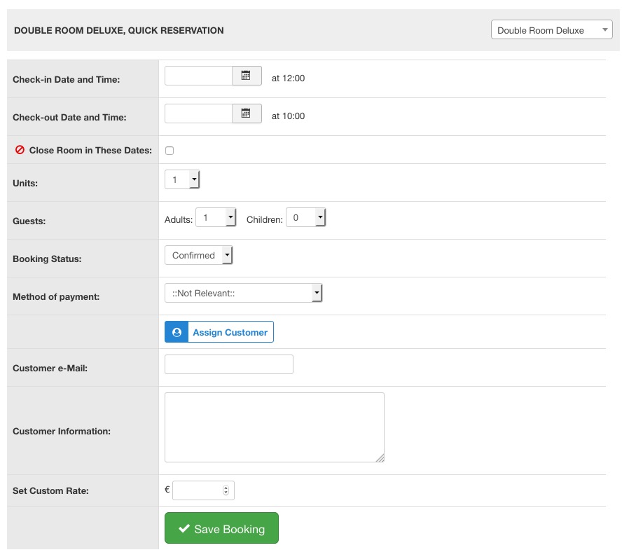VikBooking - Bookings and Availability Admin