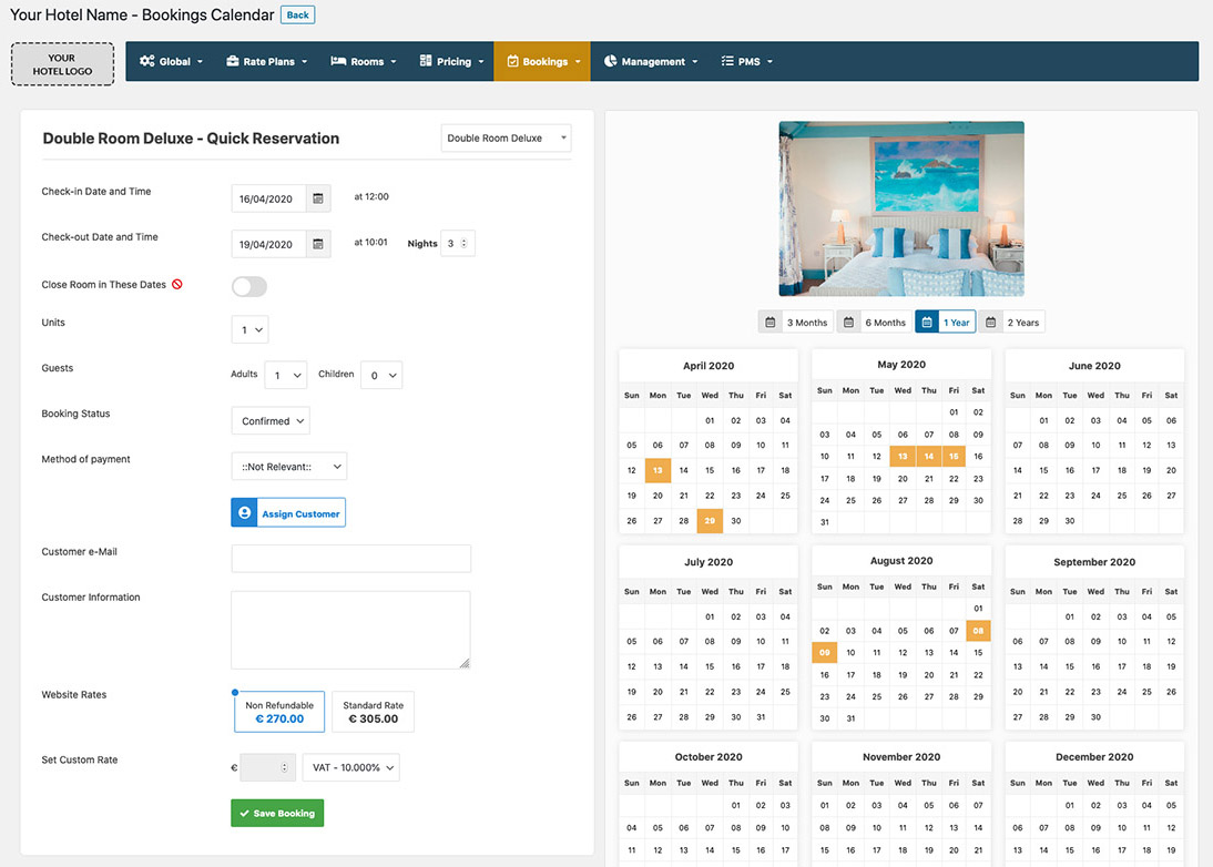 joomla hotel booking template