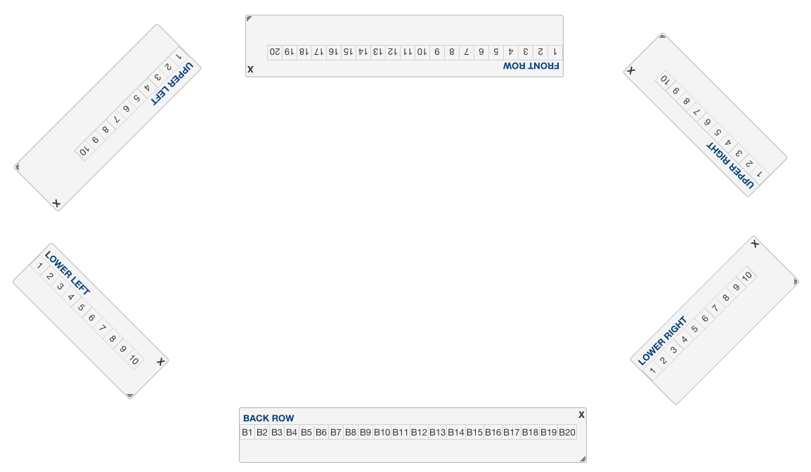 Vik Events - Seating Charts