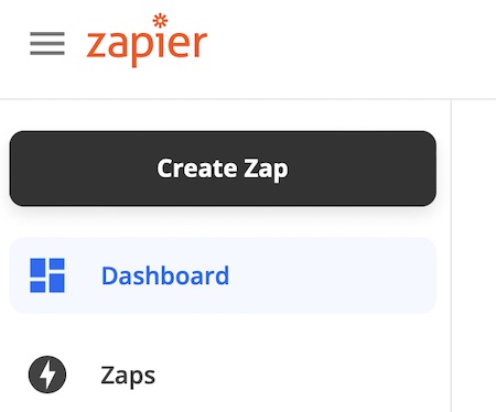 Zapier - Create Zap
