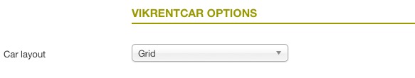 VikRentCar Layout options
