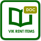 Vik Rent Items Documentation